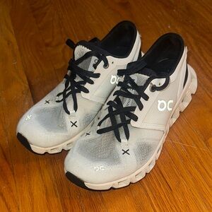 On Running White and Black Sneakers